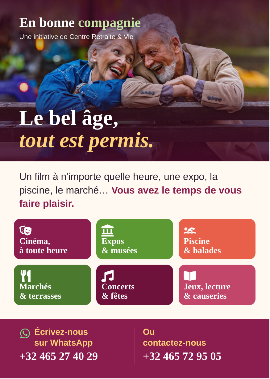 Flyer En bonne compagnie — page 1